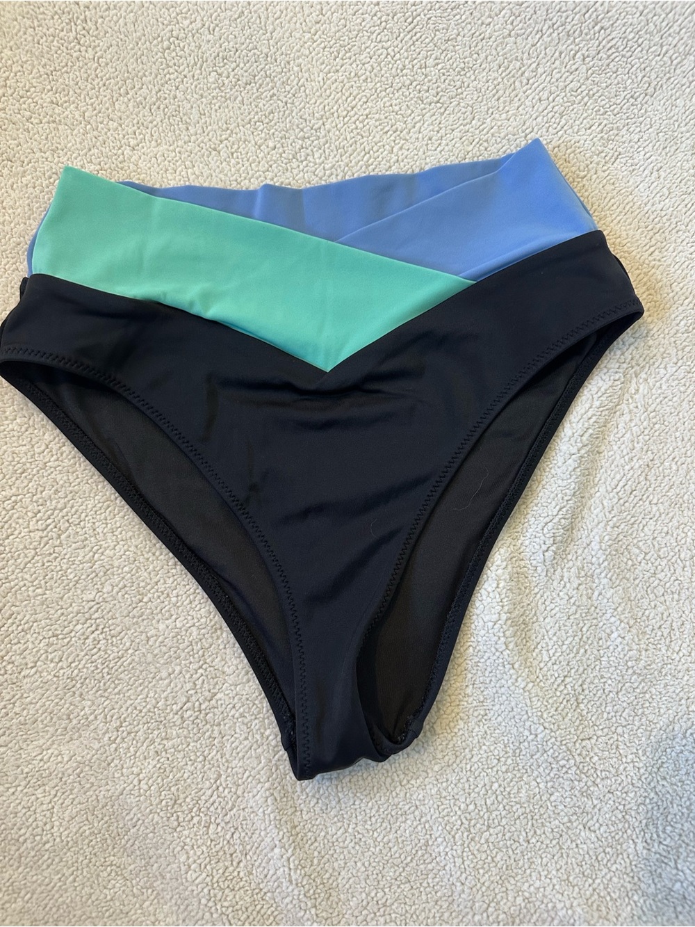 Victoria’s Secret PINK Colorblock V Waist Bikini Bottom Size S